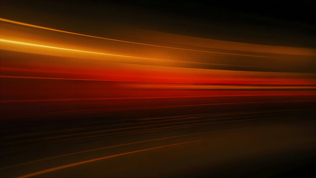 Dynamic abstract background featuring blurred light streaks in warm fiery colors suggesting rapid motion and technology.