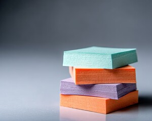 Stack Of Colorful Sticky Notes