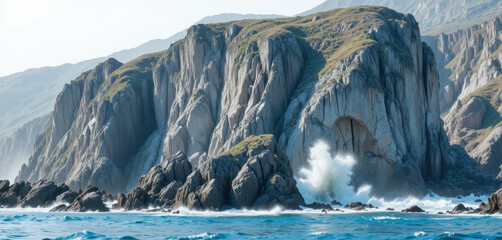 Rocky Coastal Cliffs
