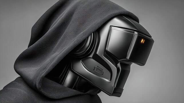 Futuristic helmet design concept