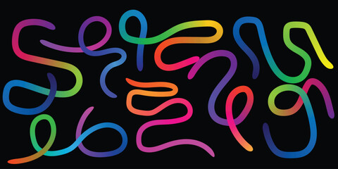 Abstract seamless vector pattern of geometric pink and colorful lines, ideal for wallpaper or fabric design