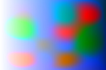 Obraz premium Abstract colorful gradient background with blurred shapes