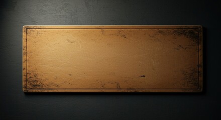 A textured, aged rectangular object showcasing a classic, retro aesthetic with subtle imperfections and a timeless, historical charm ,decorative ,border ,earthy
