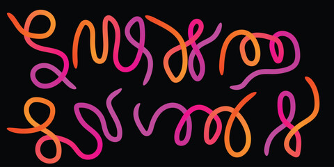 Abstract seamless vector pattern of geometric pink and colorful lines, ideal for wallpaper or fabric design