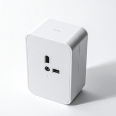 White rectangular electrical outlet