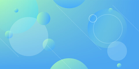 abstract fluid background with blue color. Geometric wallpaper with circle. Minimal fluid background for posters, placards, brochures, banners, web pages, headers, covers, and other. Eps10 vector