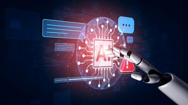 AI interface displays prompt failure alert, helping manage incorrect output and hallucination. Safe prompt design and monitoring are essential in AI system reliability. Artificial intelligence spline