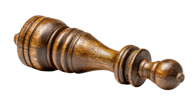 This is a single chess piece, specifically a king on white background 