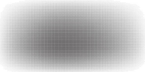 Abstract halftone dot pattern background in black and white creating a modern gradient effect.