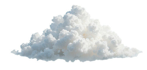 Cirrus Cloud Isolated on transparent png Background