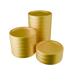 stack of golden coins