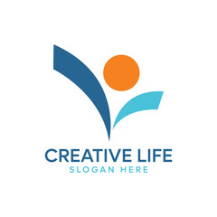 Abstract People Community Logo Collection Vector