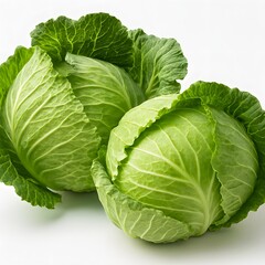 Obraz premium cabbage isolated on white