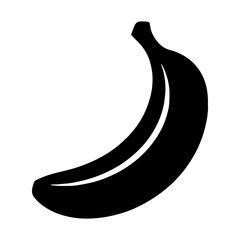 Banana, a simple fruit icon illustration