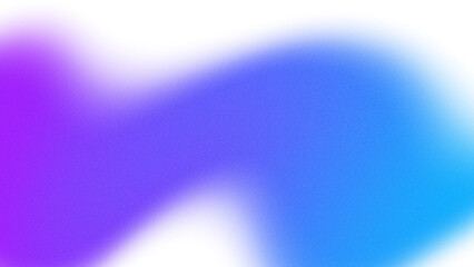 Blue purple gradient wave with noise and grainy texture. Abstract shape element with transparent background