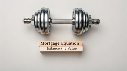 Balance Your Mortgage Equation with Weights and Value Blocks for Financial Insight and Fitness Motivation