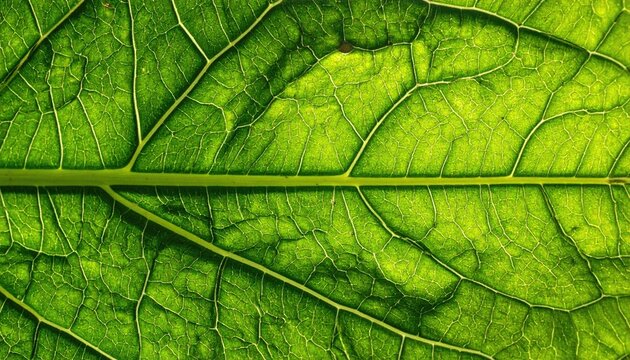 Close-up of vibrant green leaf veins (5)