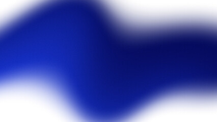 Dark blue gradient wave with noise and grainy texture. Abstract shape element with transparent background