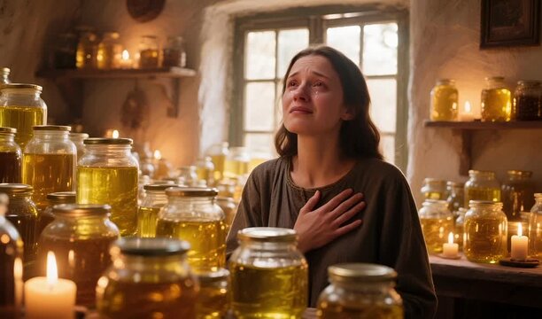 A Widow Pours Oil Into Empty Jars Until Her Home Overflows With Miracles