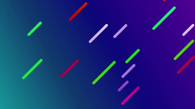 Abstract background with diagonal colorful lines on a green and orange gradient image photo