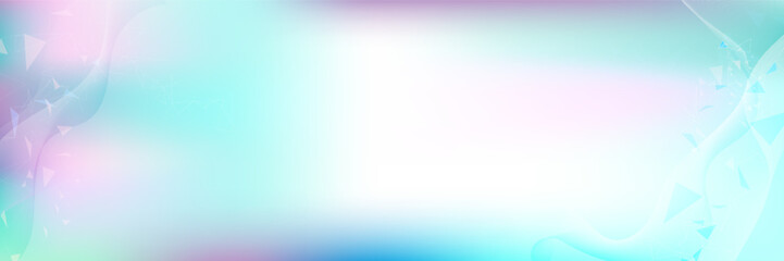 Abstract pastel gradient background with soft cyan and purple tones, geometric polygon lines, and smooth light effects. Perfect for web design, presentations, and digital media.