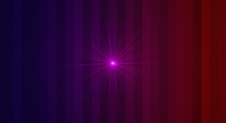 Vibrant magenta starburst radiating energy against a gradient of deep purple to rich red vertical stripes, perfect for tech and science themes