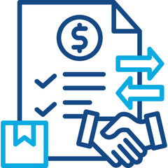 Trade Document line color icon