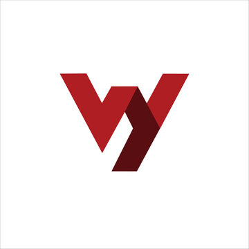 Print VY letter logo design for your product brand and company name