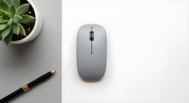 computer mouse on the desk