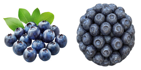 Fresh blueberries displayed. Healthy food concept