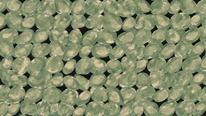 Abundance of Green Prehnite Gemstones - A Textured Mineral Collection.