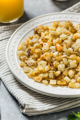 Homemade Cubed Hash Browns Breakfast Potatoes