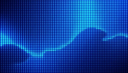 Fototapeta premium Abstract blue halftone pattern representing a business concept, modern, progress