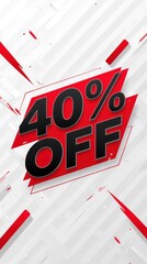 Exciting black friday discount banner for shopping business promotions in retail environment