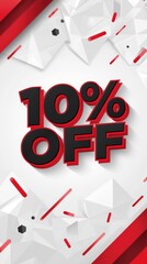 Exclusive black friday shopping discount banner 10% off business promotions for savvy shoppers