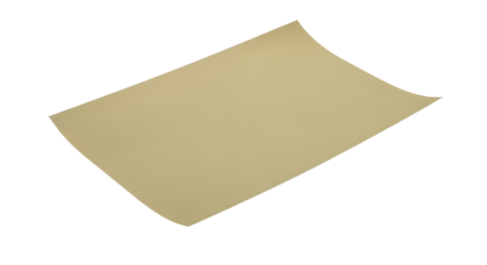 Craft paper sheet on white background