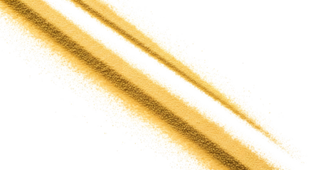 Gold metallic stripes on white background