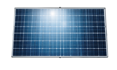 Gleaming solar panel, capturing sun's energy for power generation