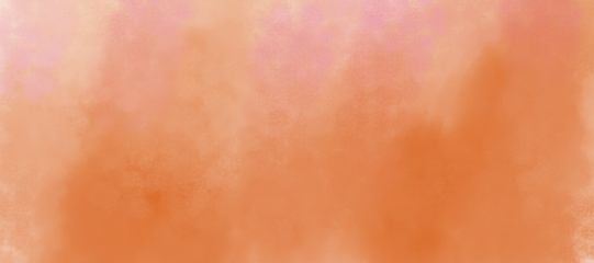 A soft, blended abstract background featuring shades of orange and pink. The colors transition smoothly,