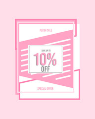 10% off ten percent off 10%off flash sale save up to special offer 10 % off, pink, business finance, retail, percentage.