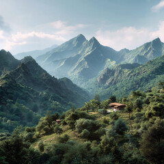 Peaceful Mountain Valley and Eco Tourism