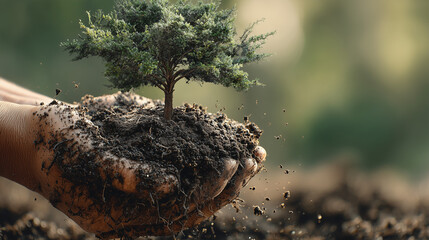 World Soil Day Concept - Nurturing Earth’s Foundation