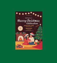 Christmas Celebration Flyer Design
