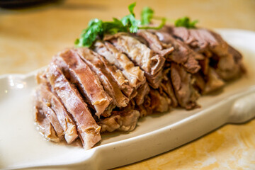 Delicious and flavorful hand-pulled mutton from Northwest China