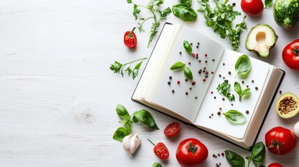 A recipe book dedicated to dishes that aid digestion, using locally sourced ingredients.