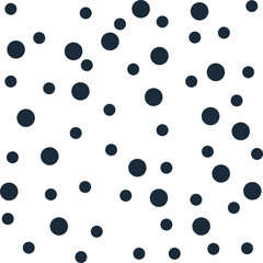 The texture consists of small circles of varying sizes, simulating a cluster of atoms or molecules.