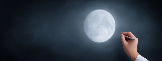 Mathematician sketching formula about moon gravity, Gravity on the Moon