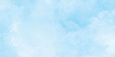 Clouds and sky watercolor vector hand drawn vector illustration. Abstract blue winter watercolor background. Sky pattern with snow. Light blue watercolour paper texture background.	