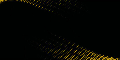 Yellow and black backdrop with dot halftone pattern element. Abstract brush grunge background. retro comic concept for your graphic design, banner or poster See Less, Modern.