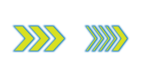 Chevron Multi Arrow Icons for Movement Progress Next Step and Workflow UI PNG